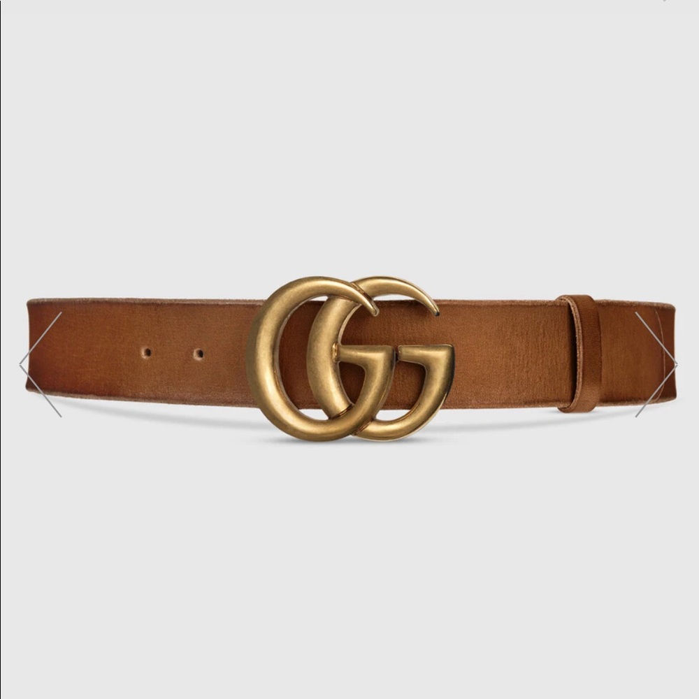 Gucci belt with gold double G